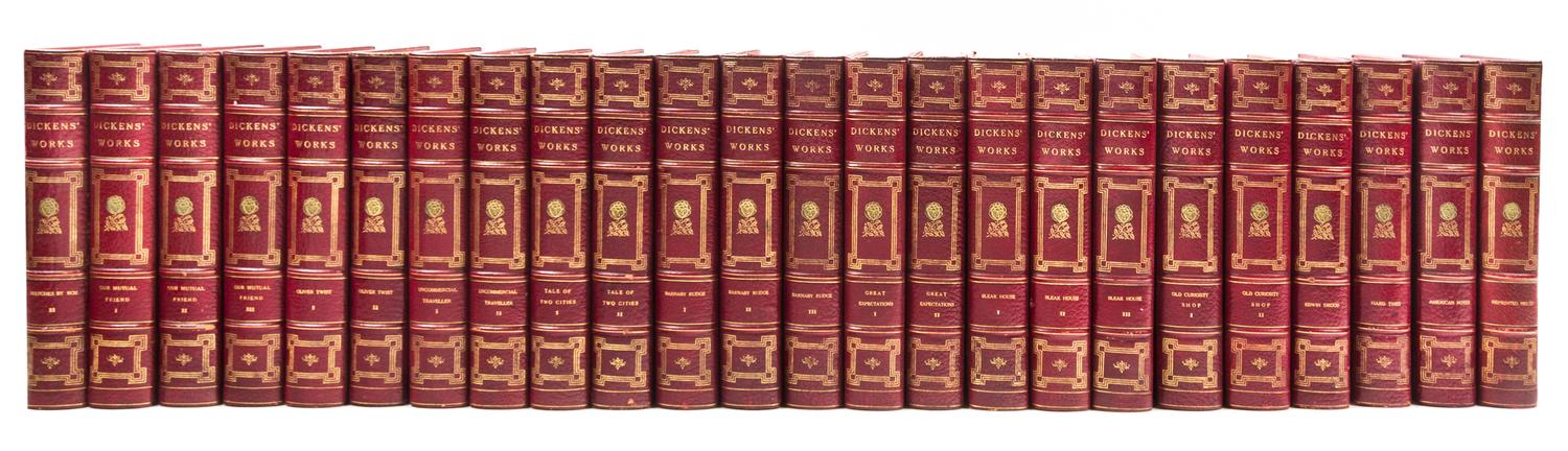 (COLLECTED WORKS) DICKENS, CHARLES. [Works] Boston, 1905. 48 vols. New Century edition, limited.