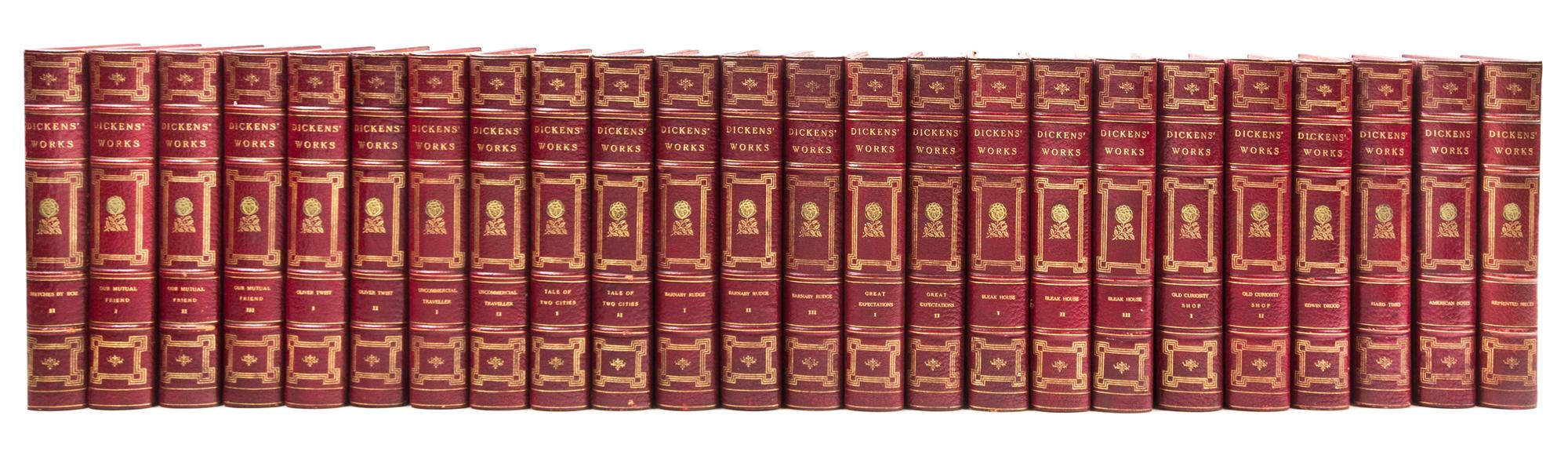 (COLLECTED WORKS) DICKENS, CHARLES. [Works] Boston, 1905. 48 vols. New Century edition, limited.