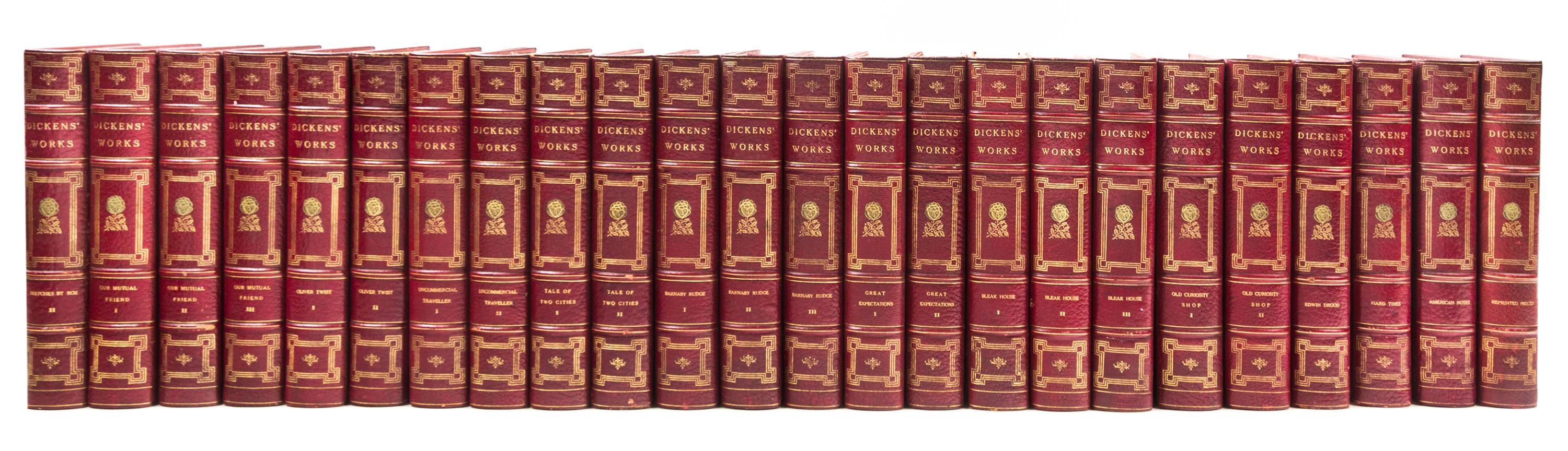 (COLLECTED WORKS) DICKENS, CHARLES. [Works] Boston, 1905. 48 vols. New Century edition, limited.