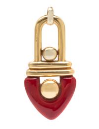 An 18 Karat Yellow Gold and Enamel Pendant, la Nouvelle Bague, 16.40 dwts.