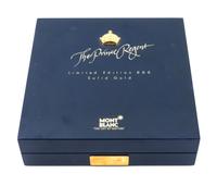 A Montblanc Patron of the Arts: Prince Regent 18 Karat Gold 888 Limited Edition Fountain Pen