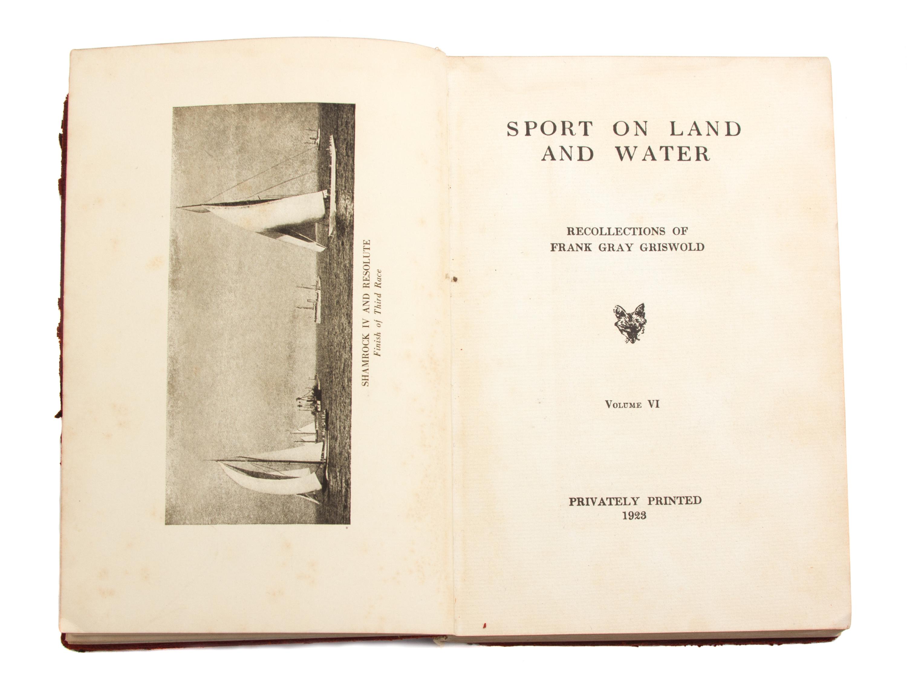 GRISWOLD, F. Gray, The International Polo Cup.