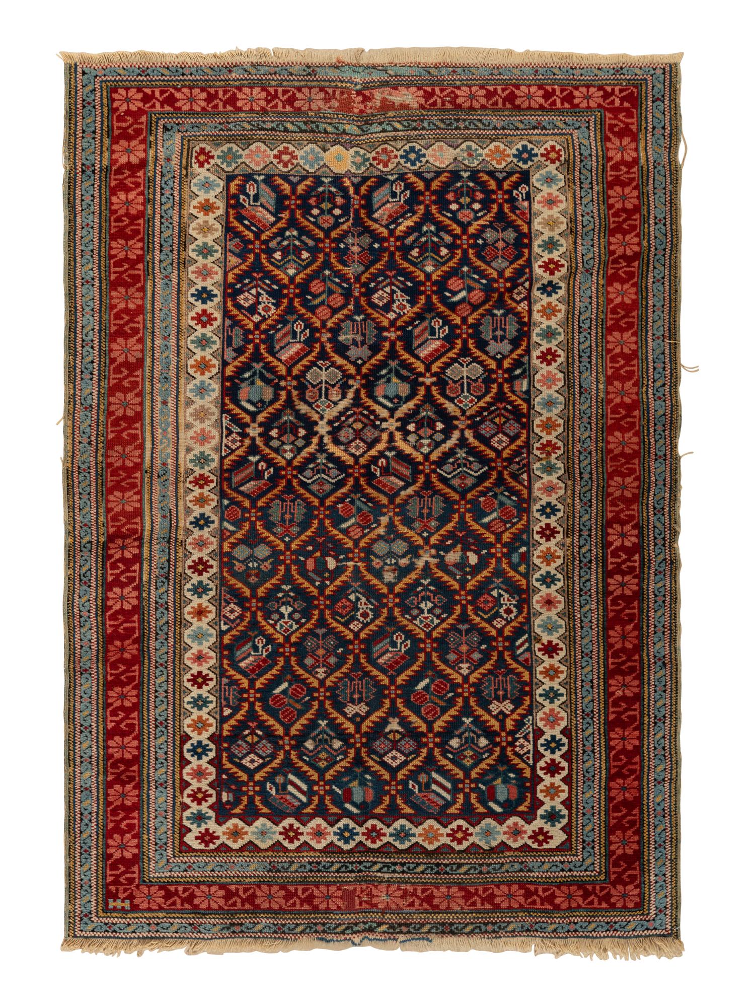 A Kuba Wool Rug