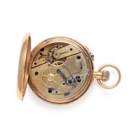 18K YELLOW GOLD MEDICAL OPEN FACE POCKET WATCH