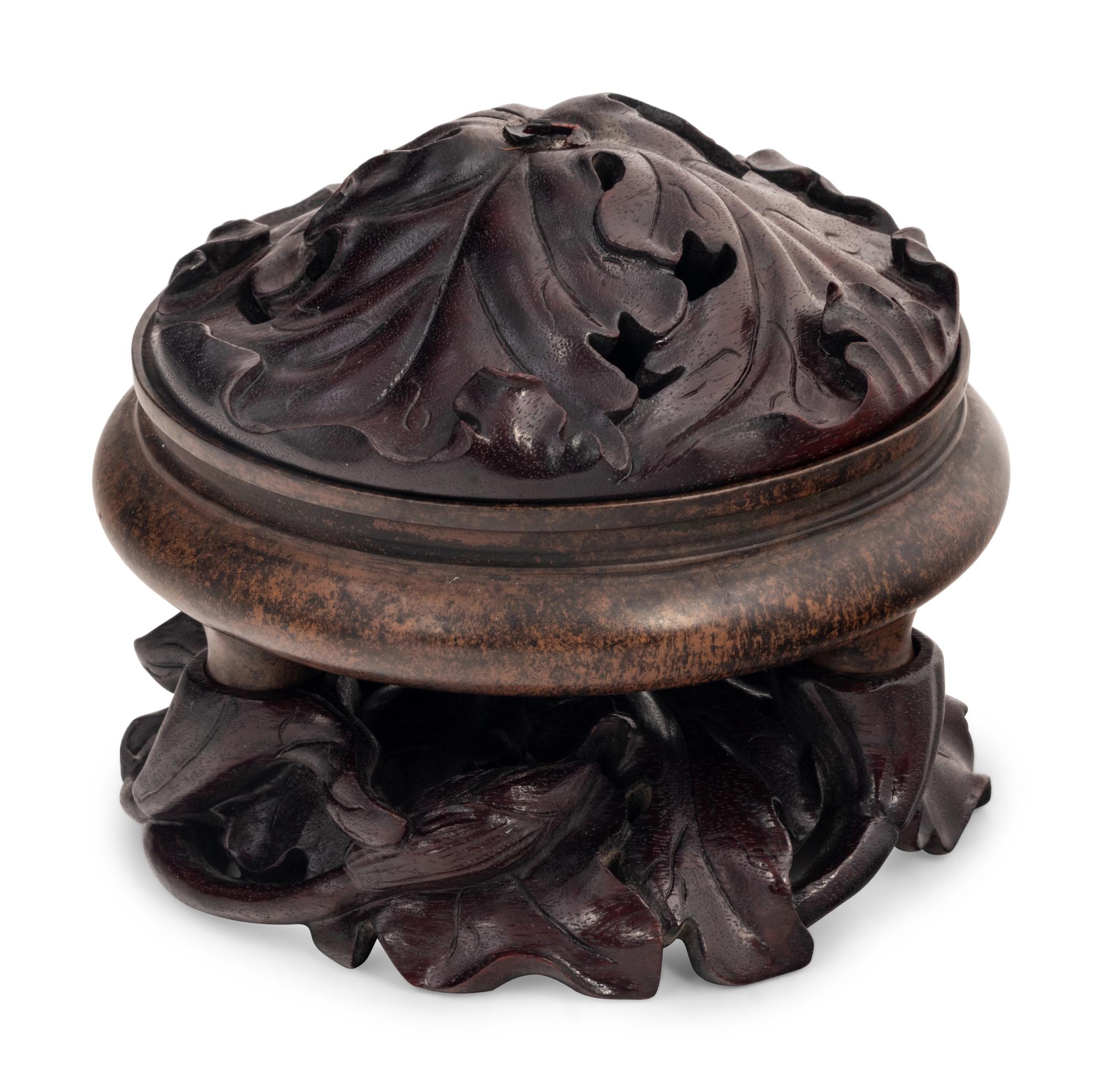 A Chinese Bronze Incense Burner