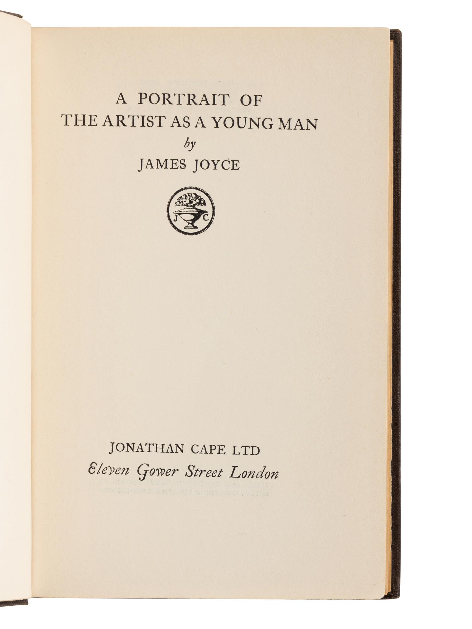 JOYCE, James (1882-1941). A group of 4 works by or about Joyce, MOST FIRST EDITION, comprising: