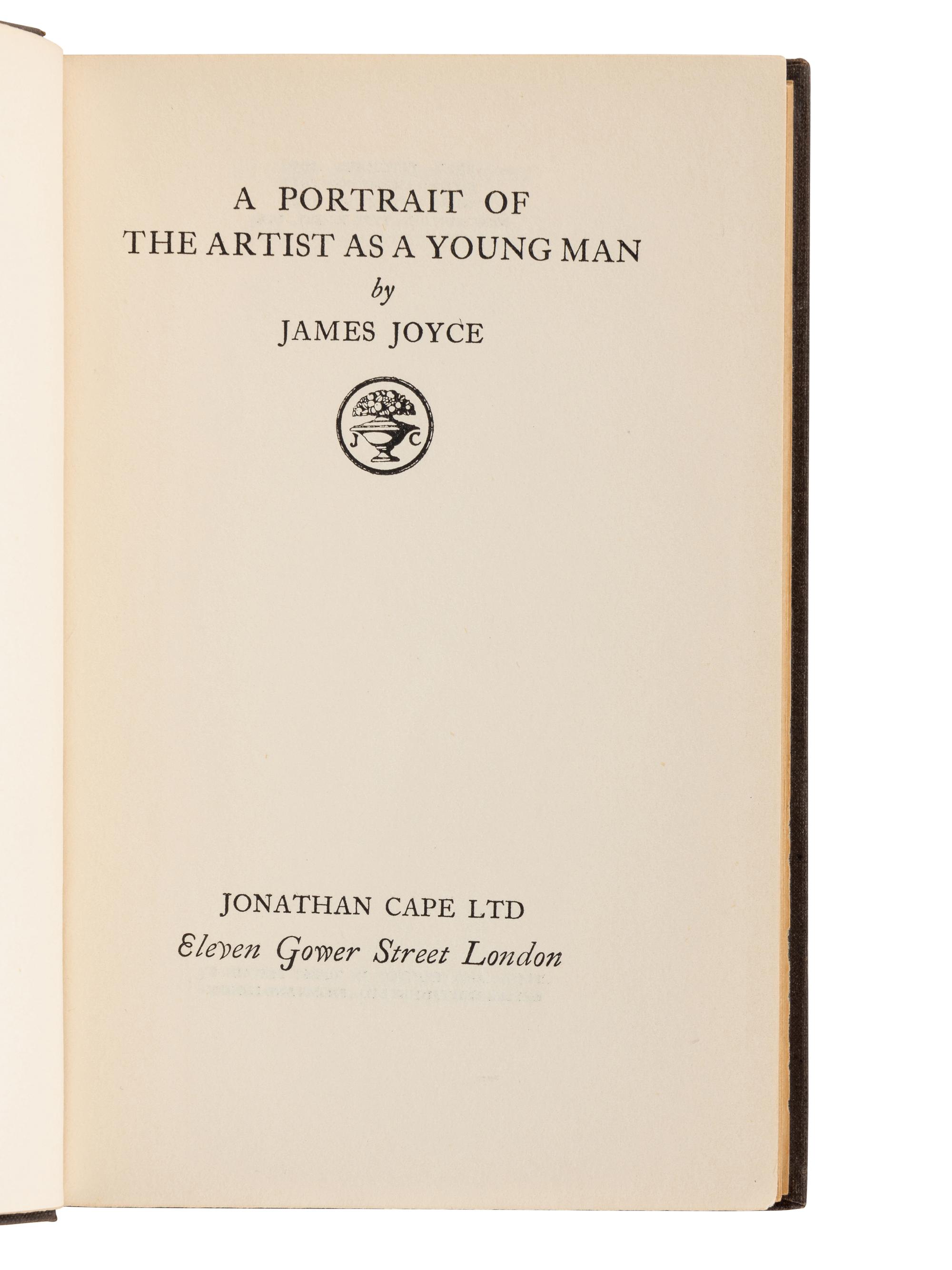 JOYCE, James (1882-1941). A group of 4 works by or about Joyce, MOST FIRST EDITION, comprising: