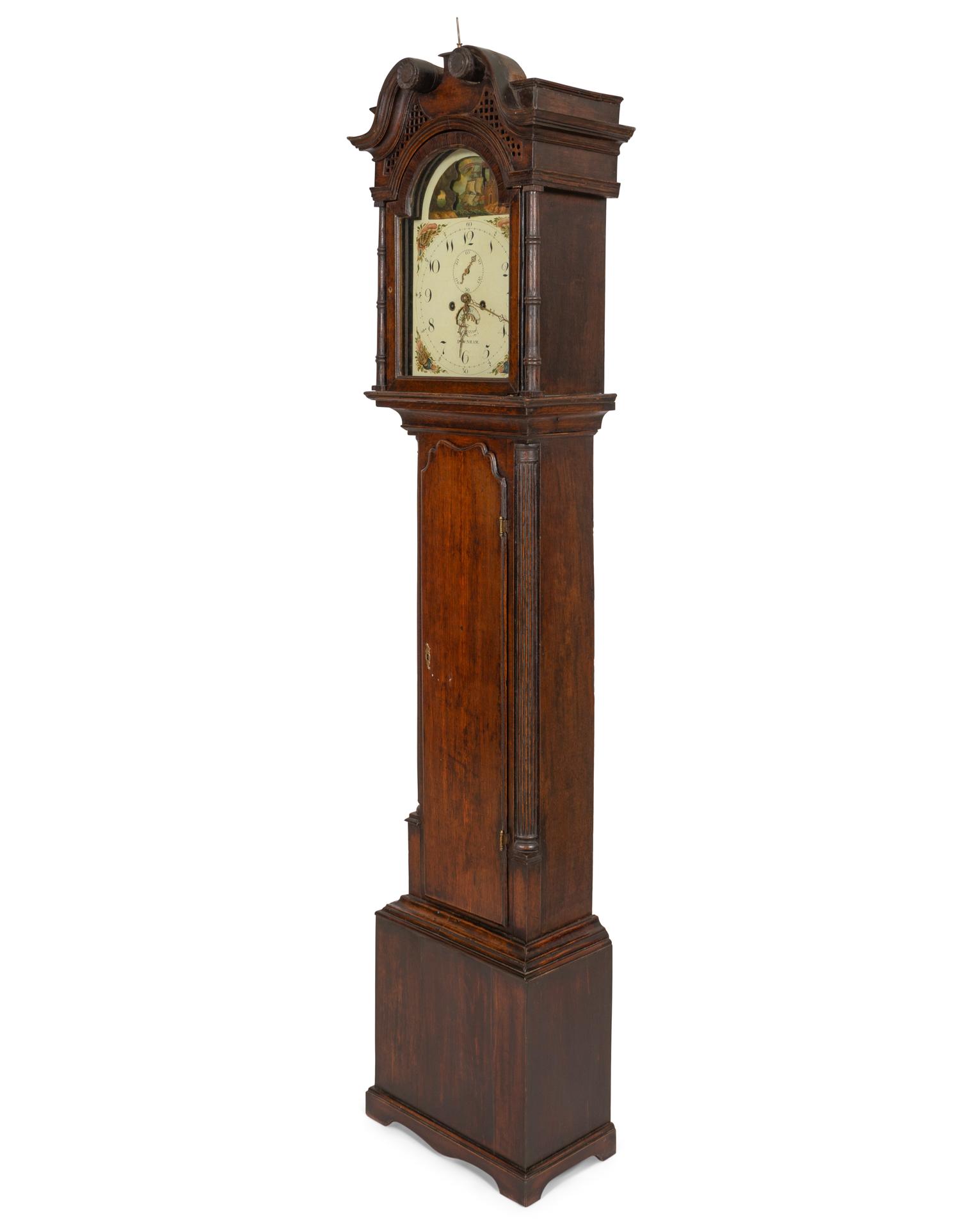 A George IV Mahogany Tall Case Clock