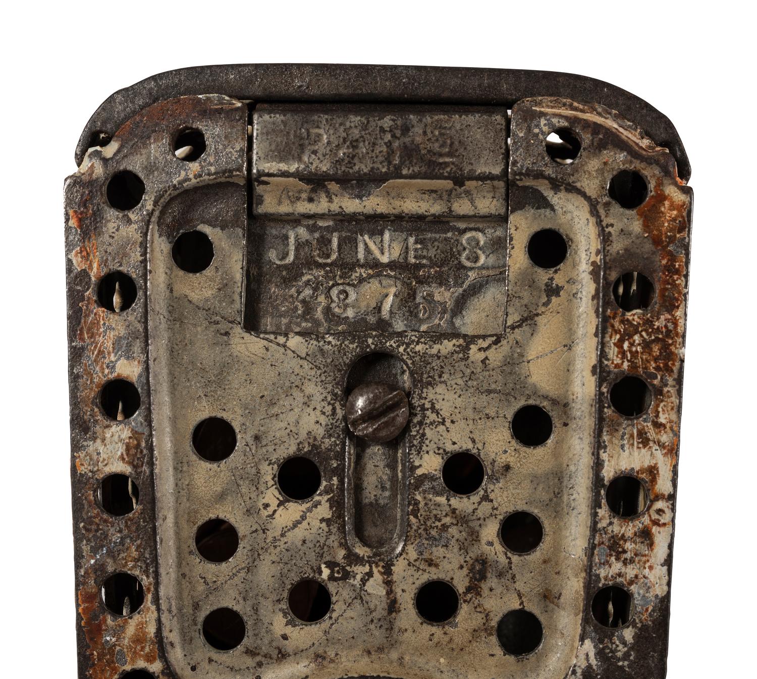 A J. & E. Stevens Tammany Hall Cast Iron Bank