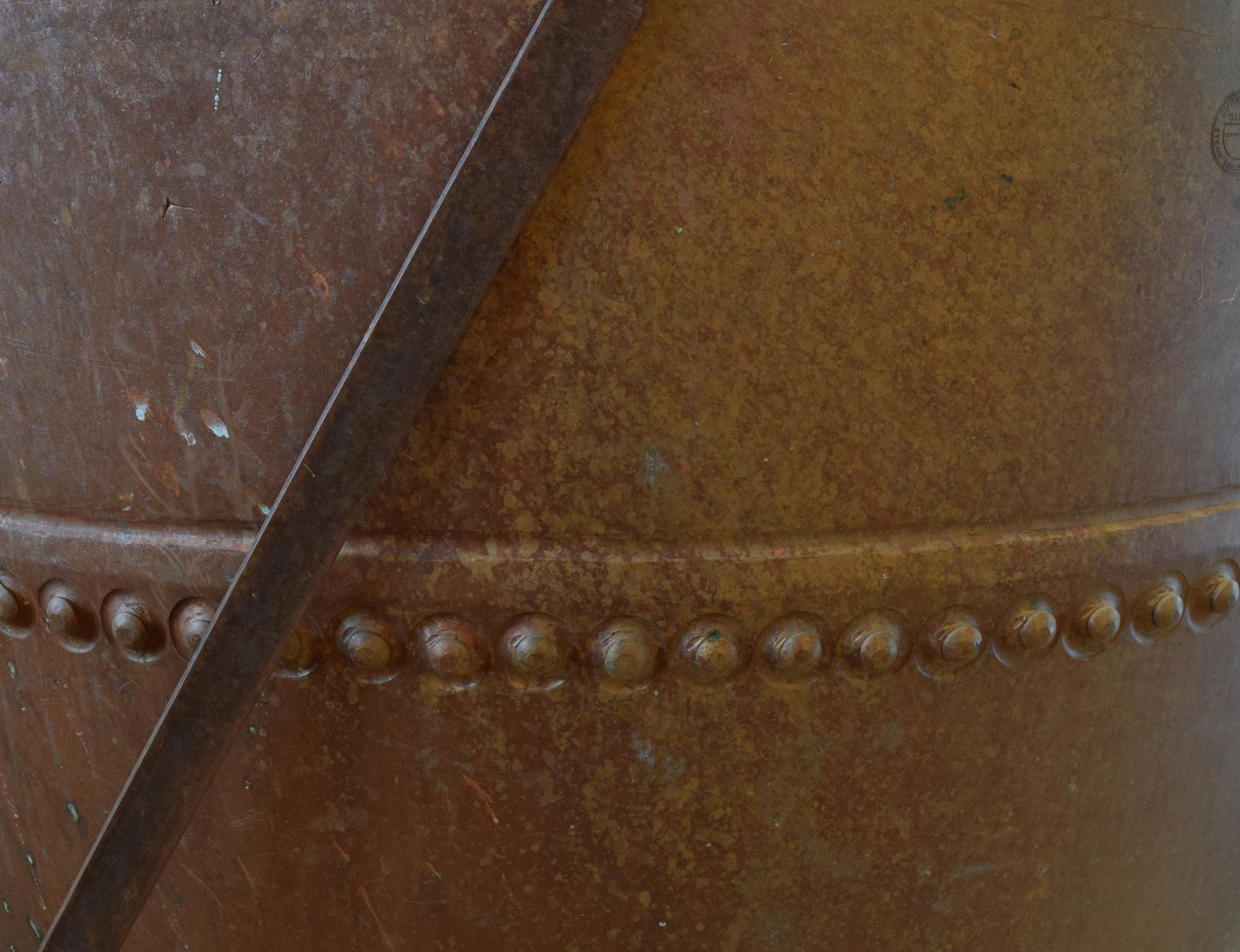 A Copper Kettle from the Hershey Chocolate Factory 70" W x 65" D x 78.5" H — United States, Mid-20th Century