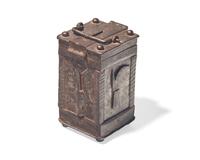 A Wrought Iron Money Box, Probably French, 17th Century