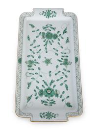 Ten Meissen Porcelain Indian Green Articles — 19TH/20TH CENTURY