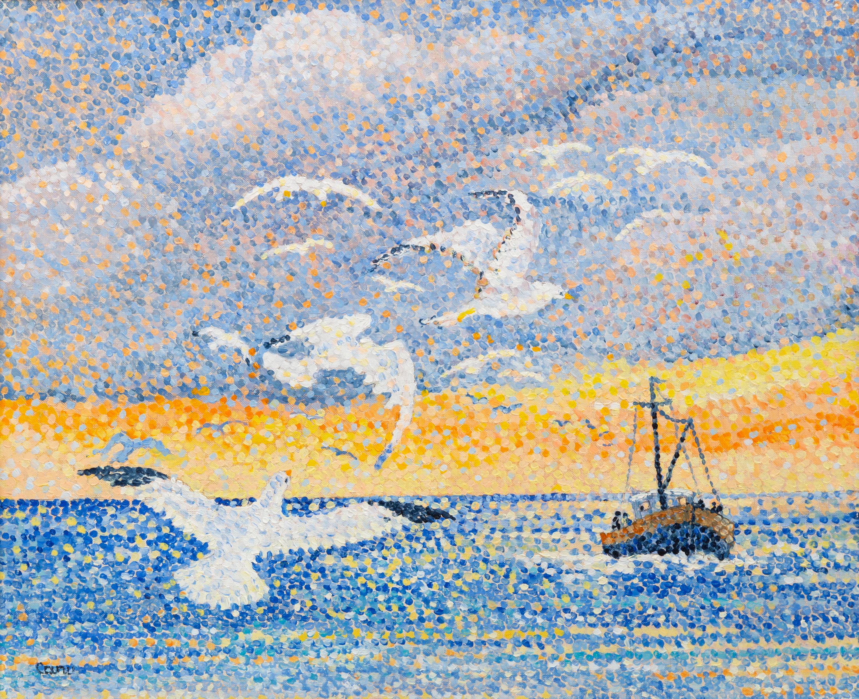 Yvonne Canu (French, 1921–2007) — Les Mouettes