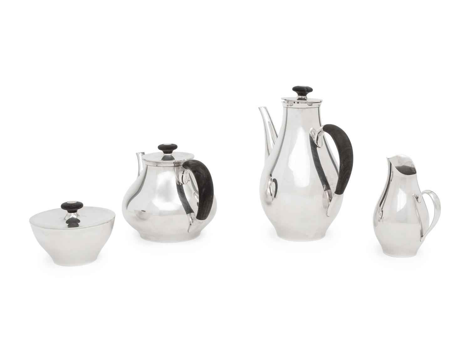 An American Silver Four-Piece Tea and Coffee Service
