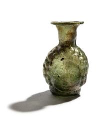 A Roman Glass Double-Head Flask
