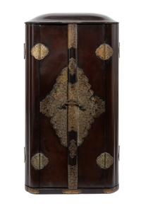 AJapanese Giltwood and Black Lacquer Zushi Shrine