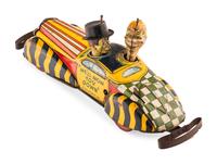 A Marx Charlie McCarthy and Mortimer Snerd Private Car Toy