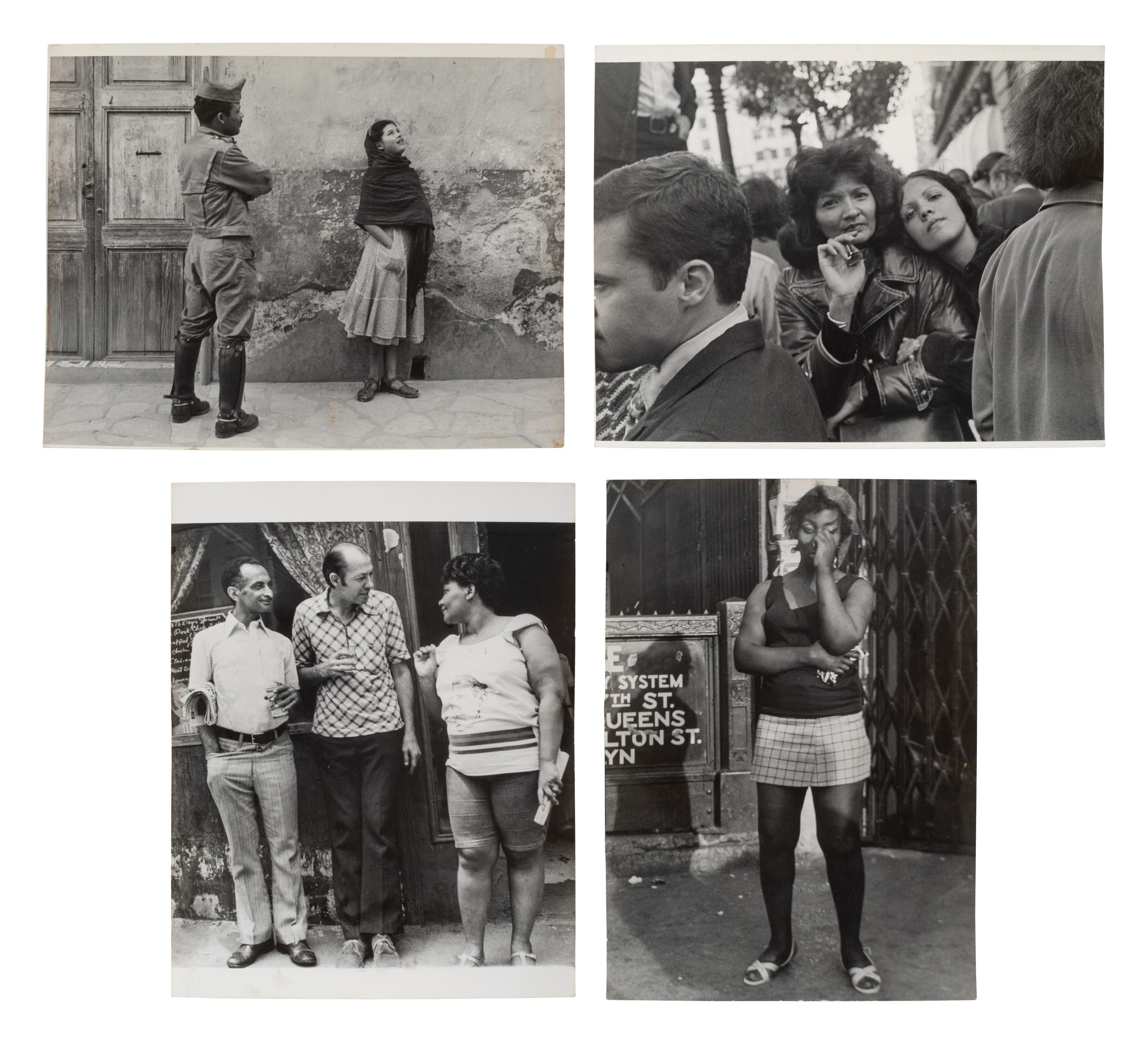 Leon Levinstein (American, 1913-1988) — Four Works from Street Scene