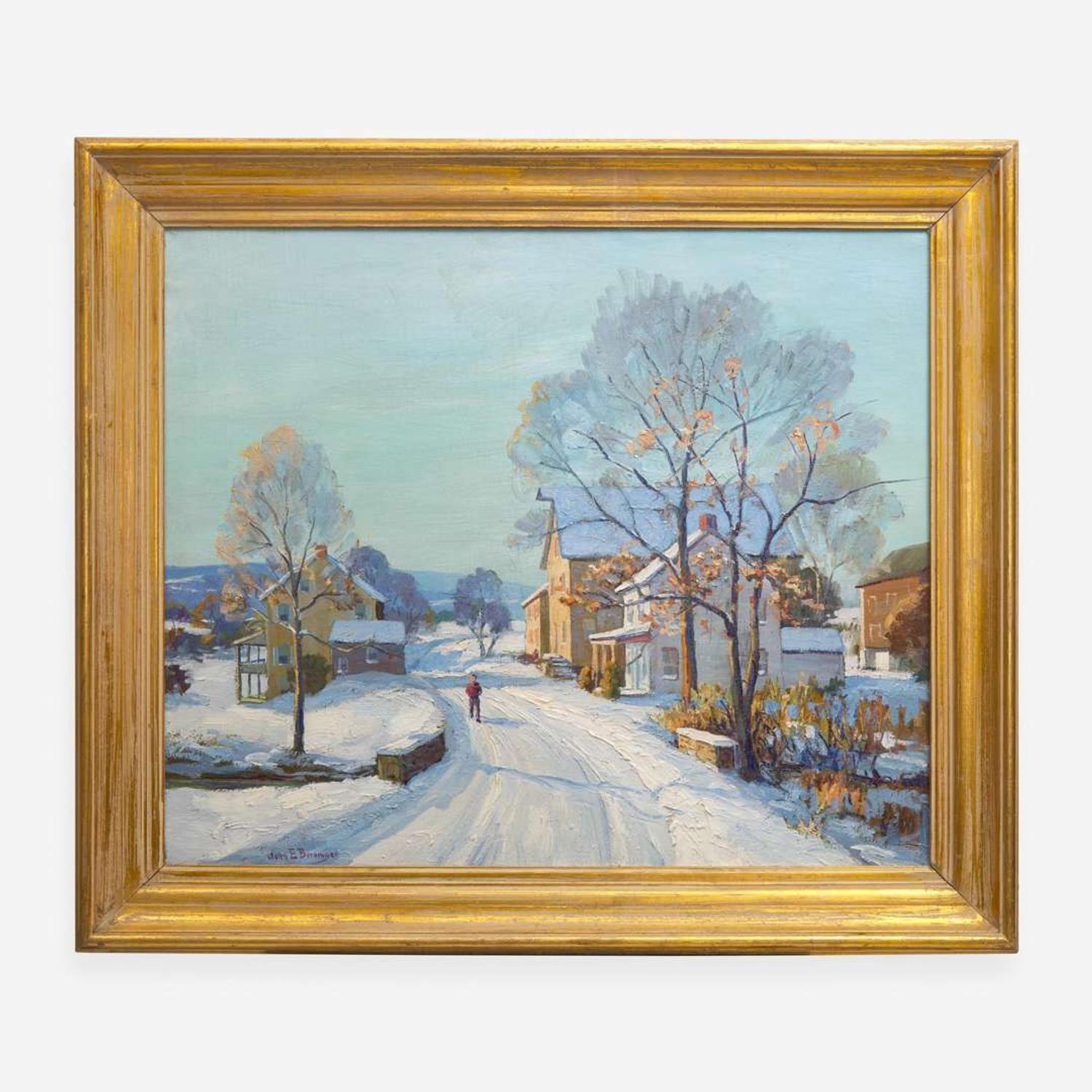 John E. Berninger (American, 1897–1981) Winter - Perkiomen Valley