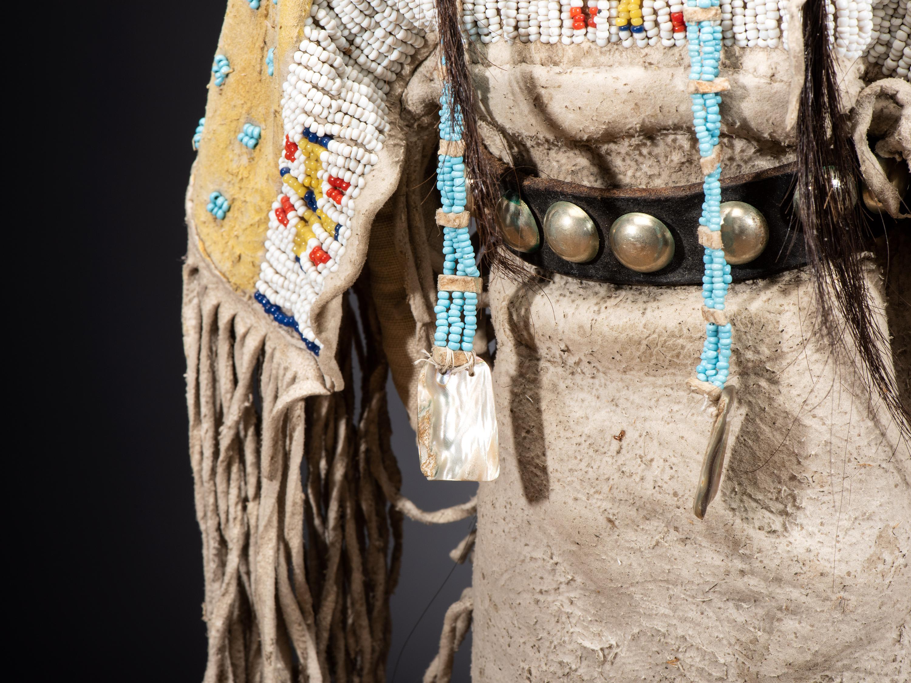 Sioux Beaded Hide Doll