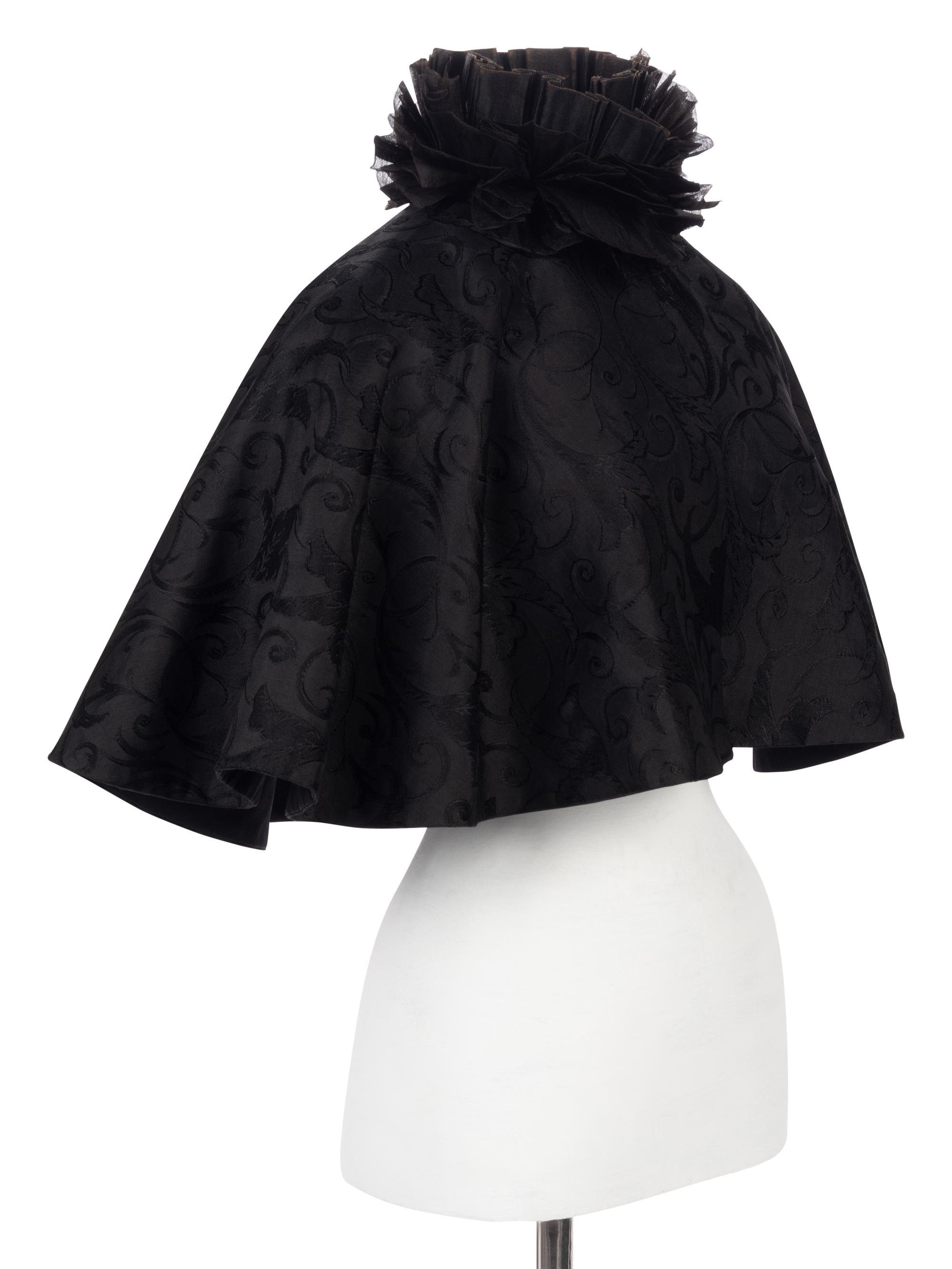 Collection of Four 19th Century Pieces; Three Capes & One Beaded Collar, 1880-1890s