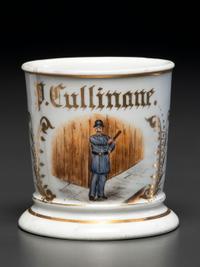 A Police Officer's Porcelain Occupational Shaving Mug