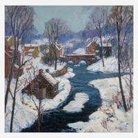 Fern Isabel Coppedge (American, 1883–1951) December Afternoon (Carversville)