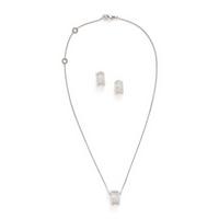 Bulgari, Diamond and White Gold 'B.zero1' Demi-Parure