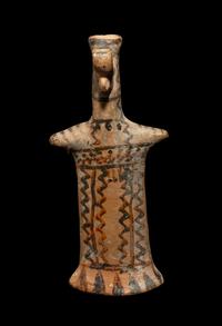A Boeotian Terracotta Votive Figure of a Goddess