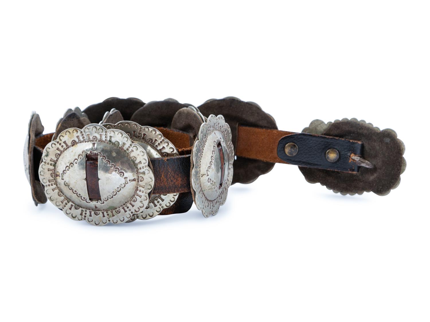 A Navajo Silver Concha