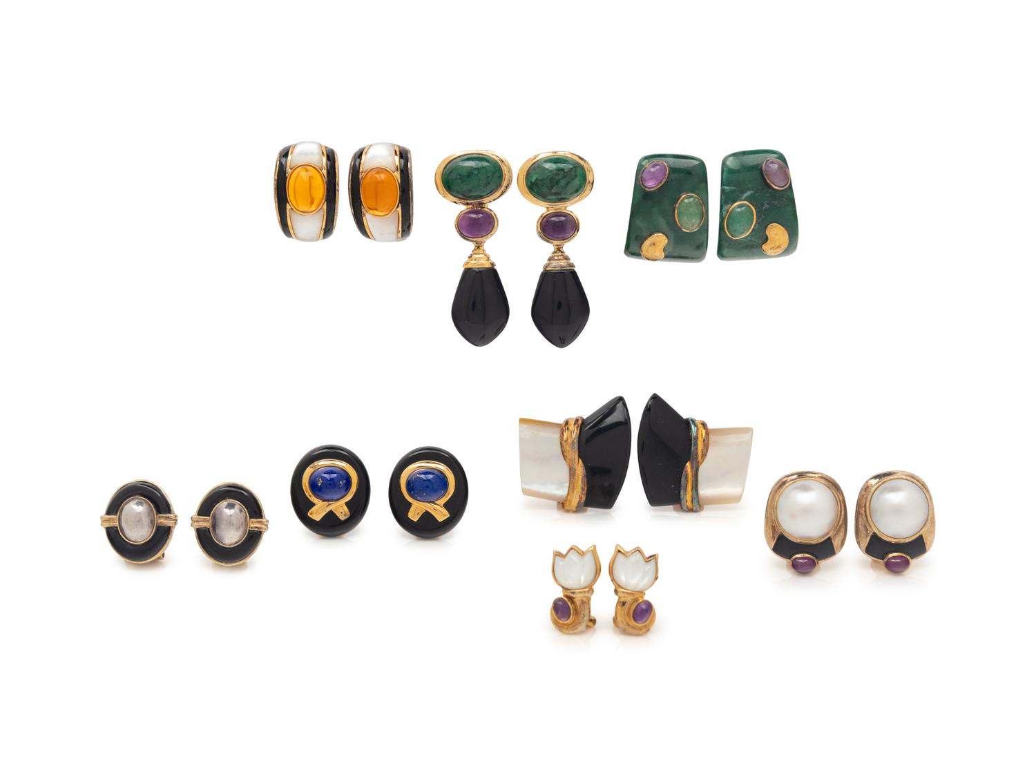 Collection of KYLO Sterling Ear Clips