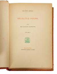 BINDINGS: Victor Hugo . Philadelphia: George Barrie, 32 volumes.