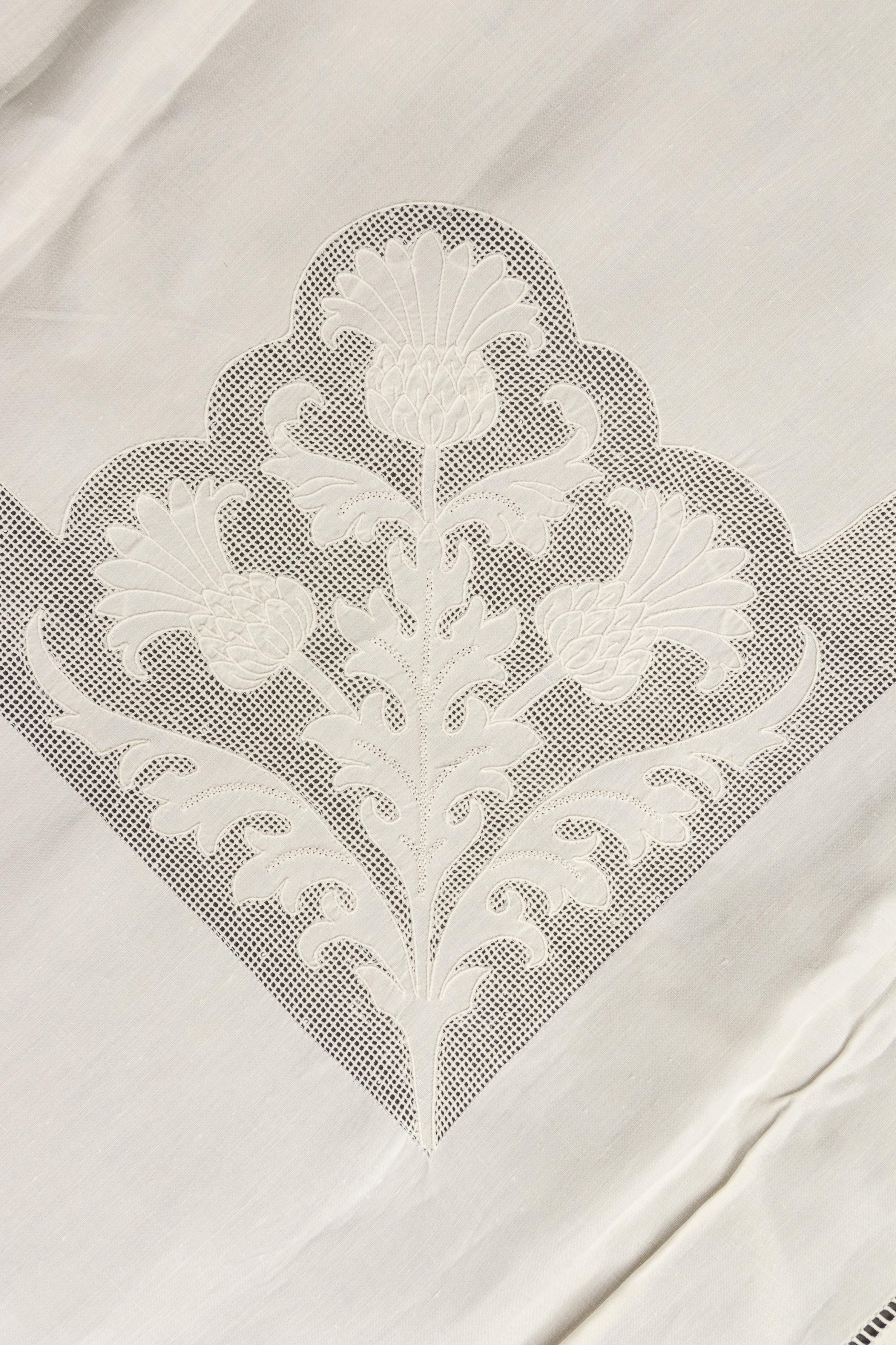 Two Sets of Palmer Family Sheets Embroidered with "BMHP" & "PP", 19th Century