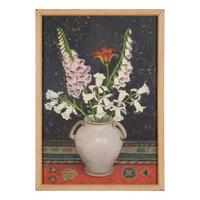 Emma Fordyce MacRae (American, 1887-1974) — Foxgloves in Two-Handled Pot