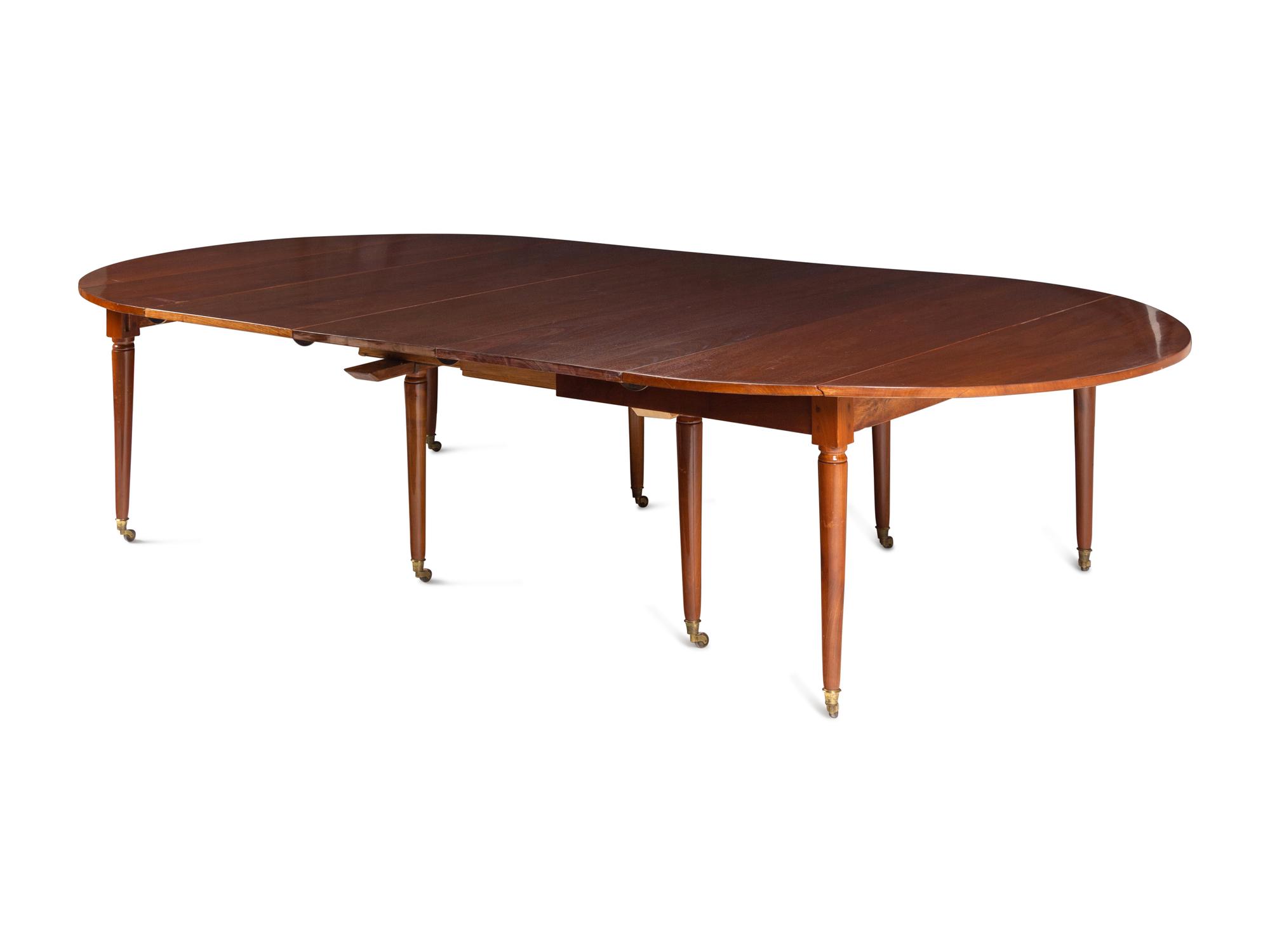 A Directoire Mahogany Dining Table