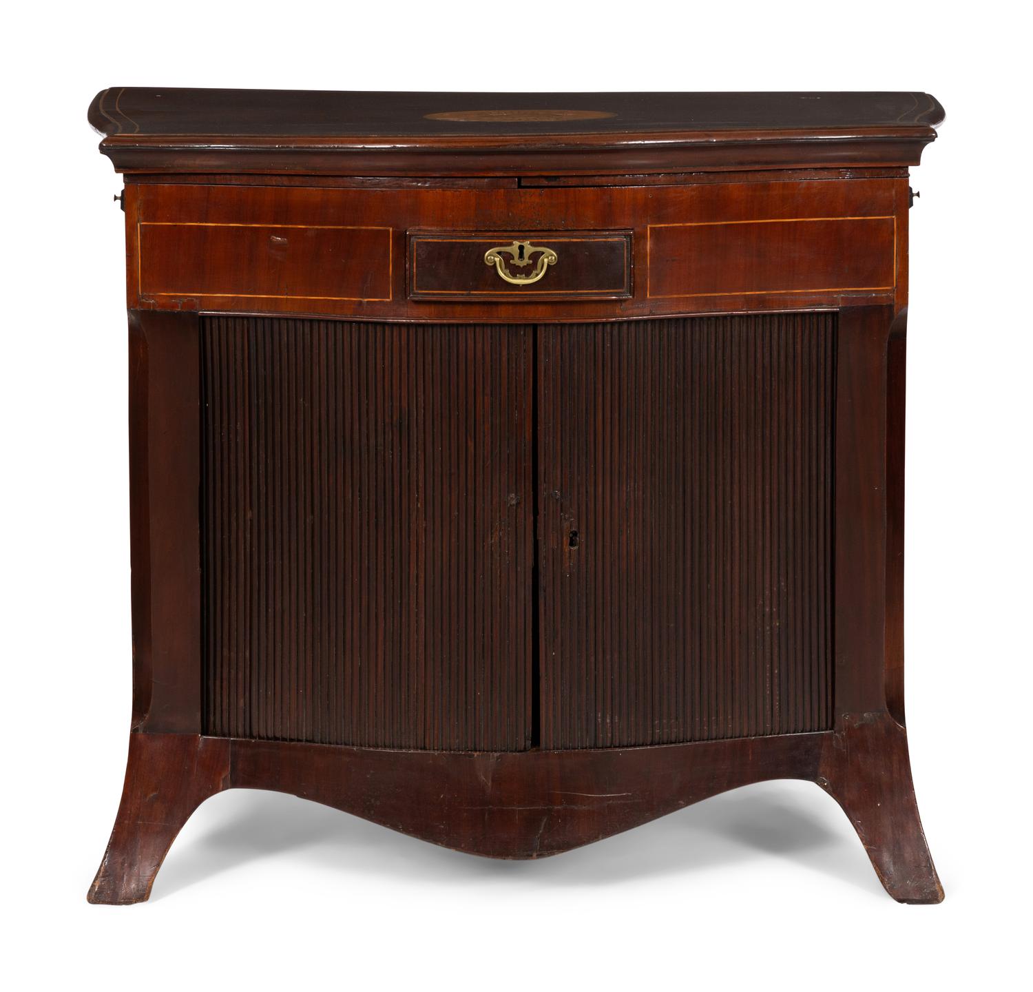 A Dutch Inlaid Mahogany Metamorphic Server