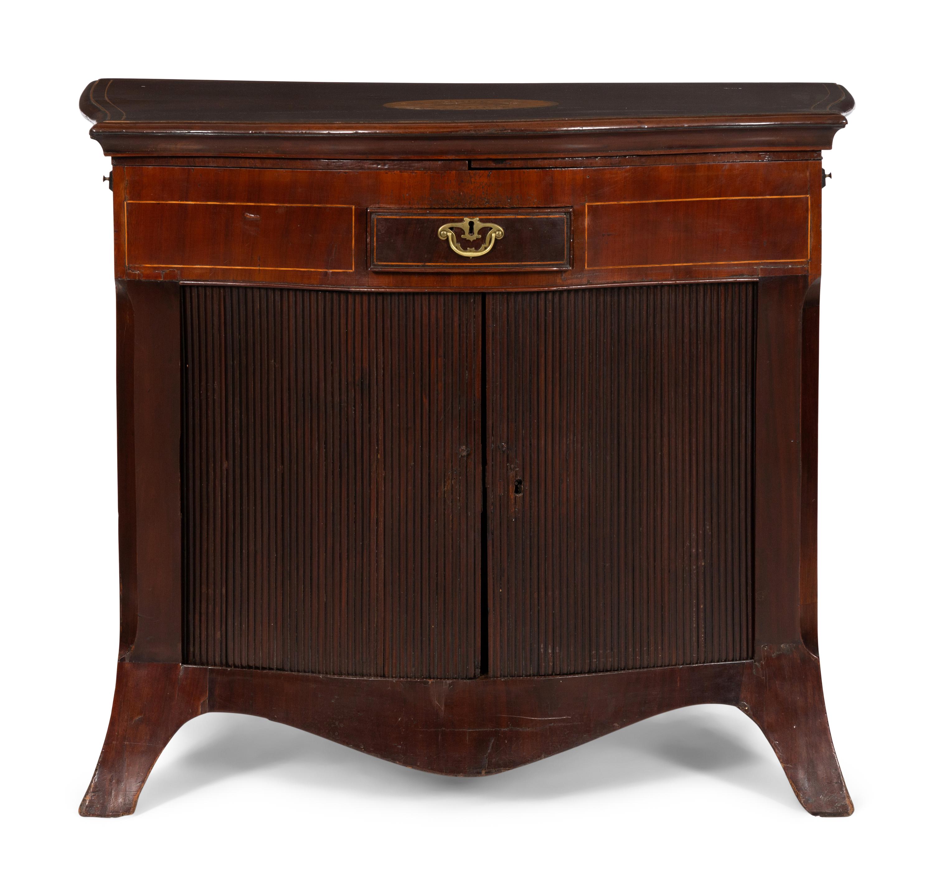 A Dutch Inlaid Mahogany Metamorphic Server