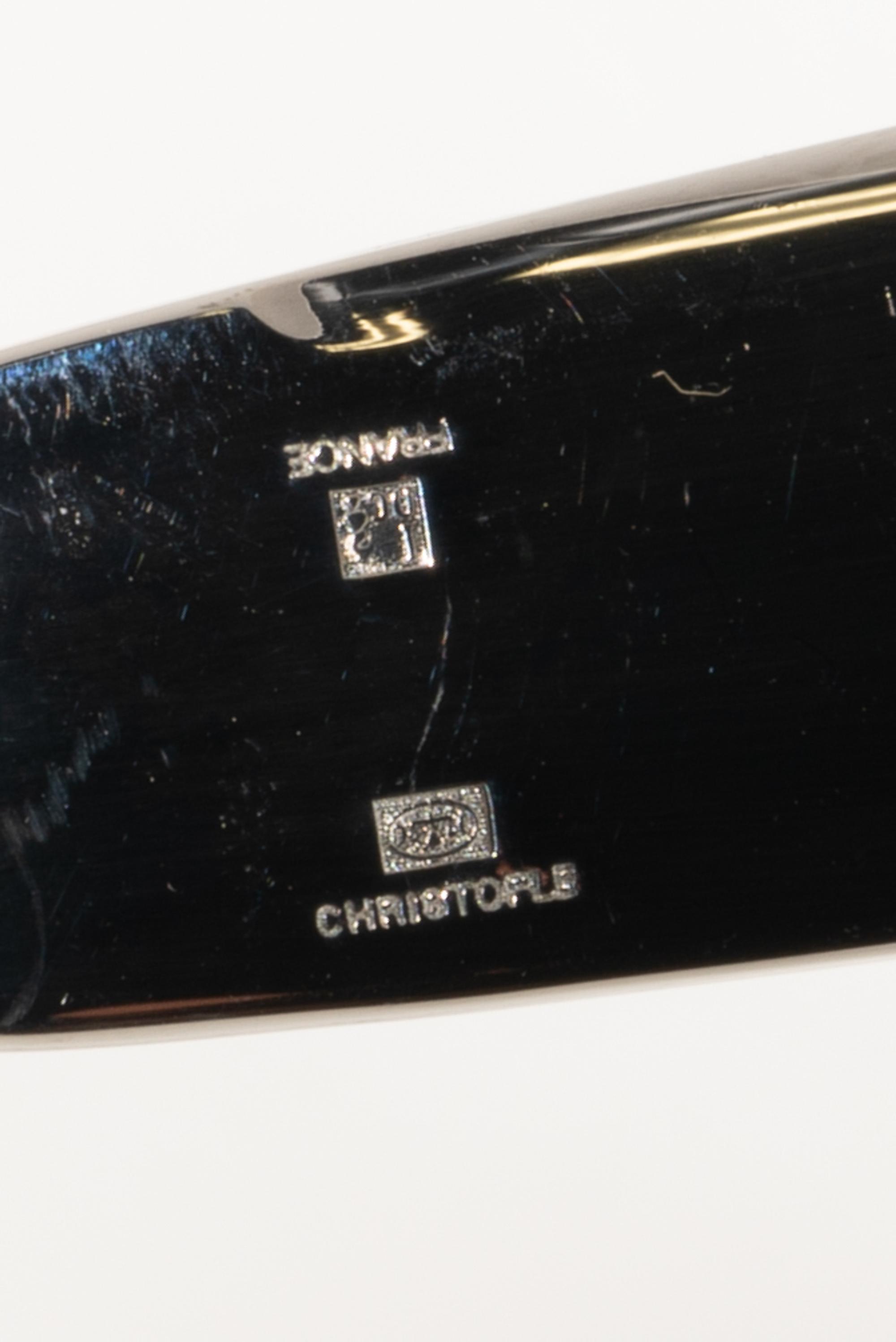 A Christofle Aria Silver-Plate Flatware Service