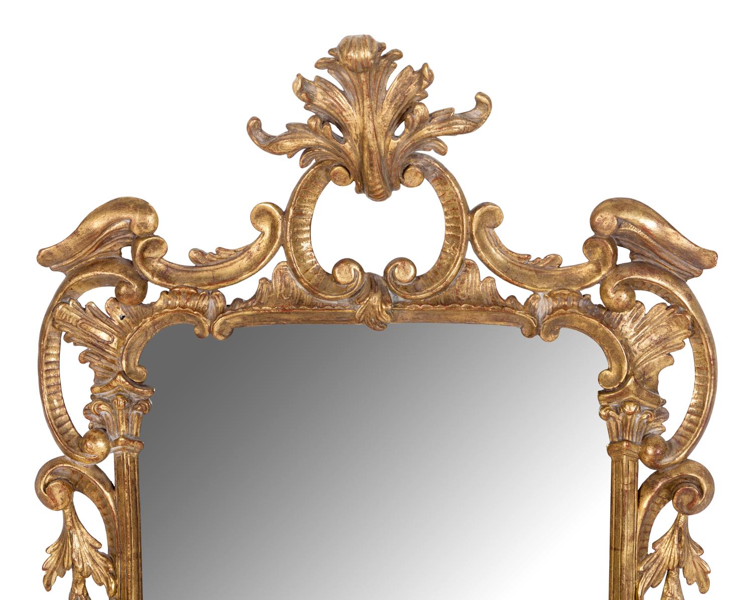 A George II Style Giltwood Mirror