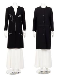 Two Ralph Rucci Wool Long Jackets