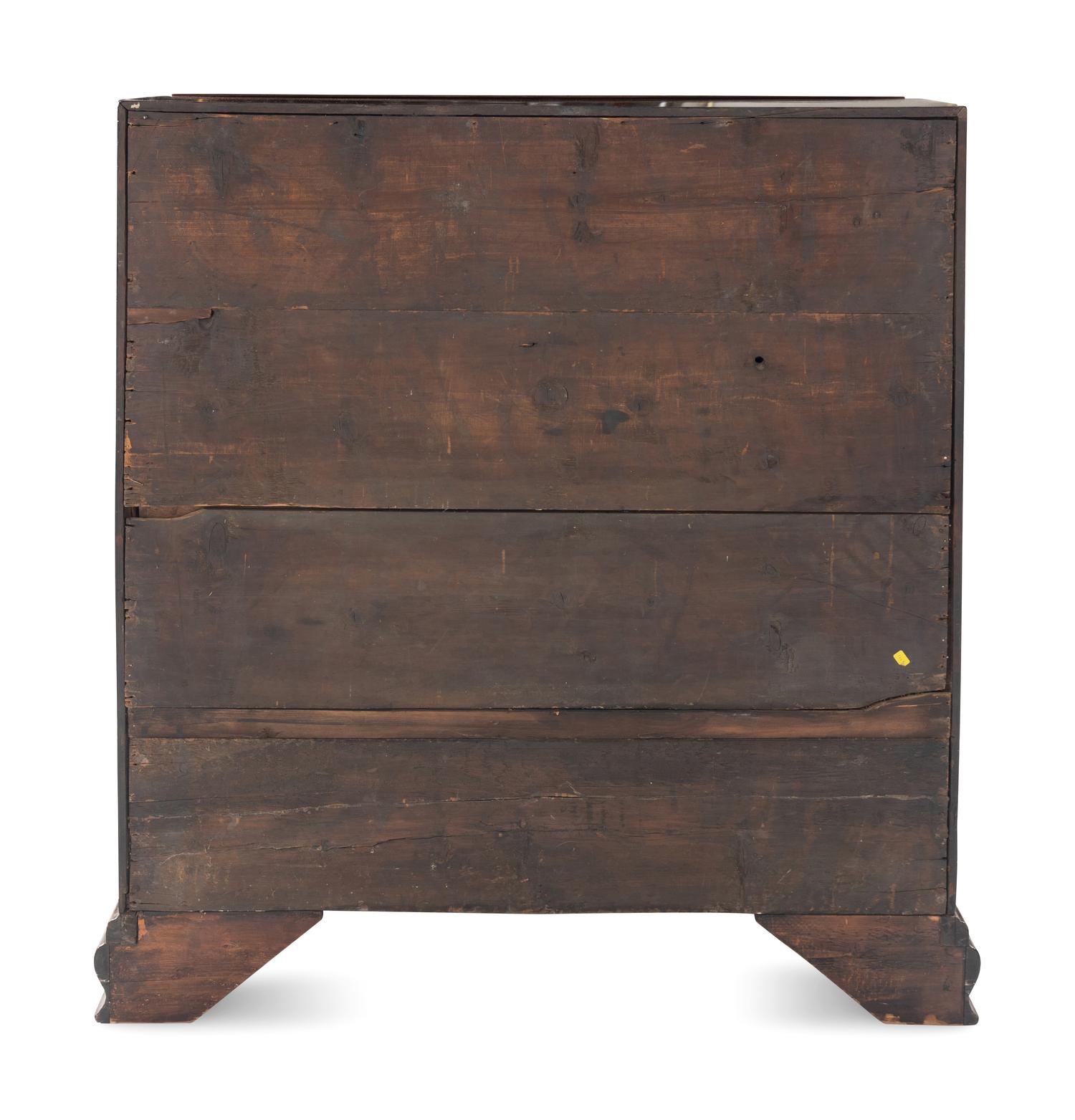 A George III Mahogany Slant-Front Desk