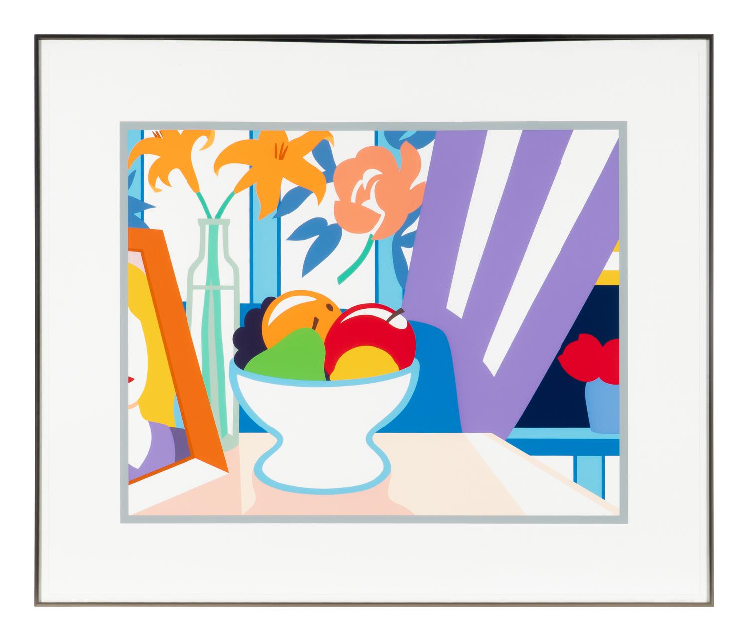 Still Life with Lilies and Mixed Fruit , 1998