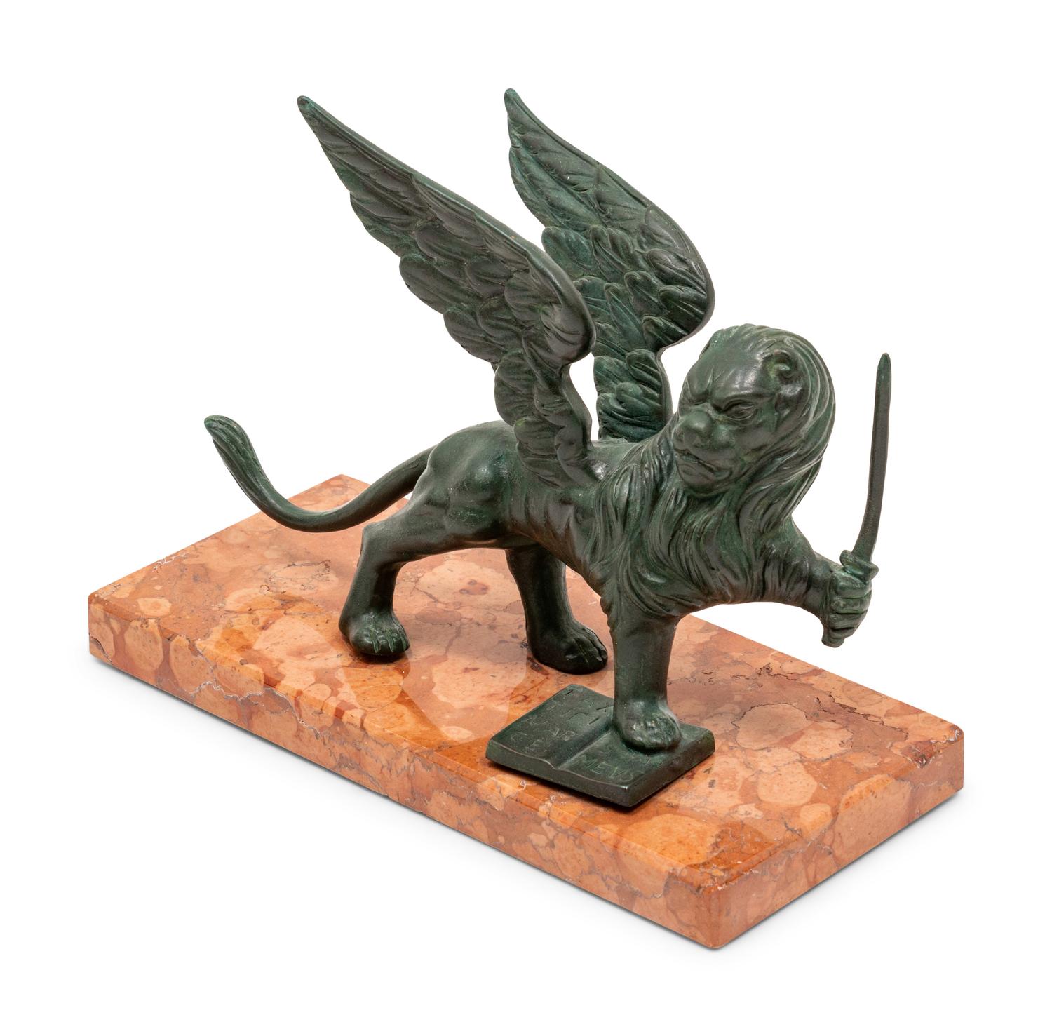 A Bronze Winged Lion of St. Mark's