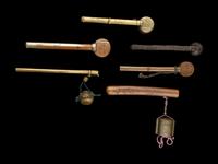Six Japanese 'Bamboo' Portable Writing Sets, Yatate