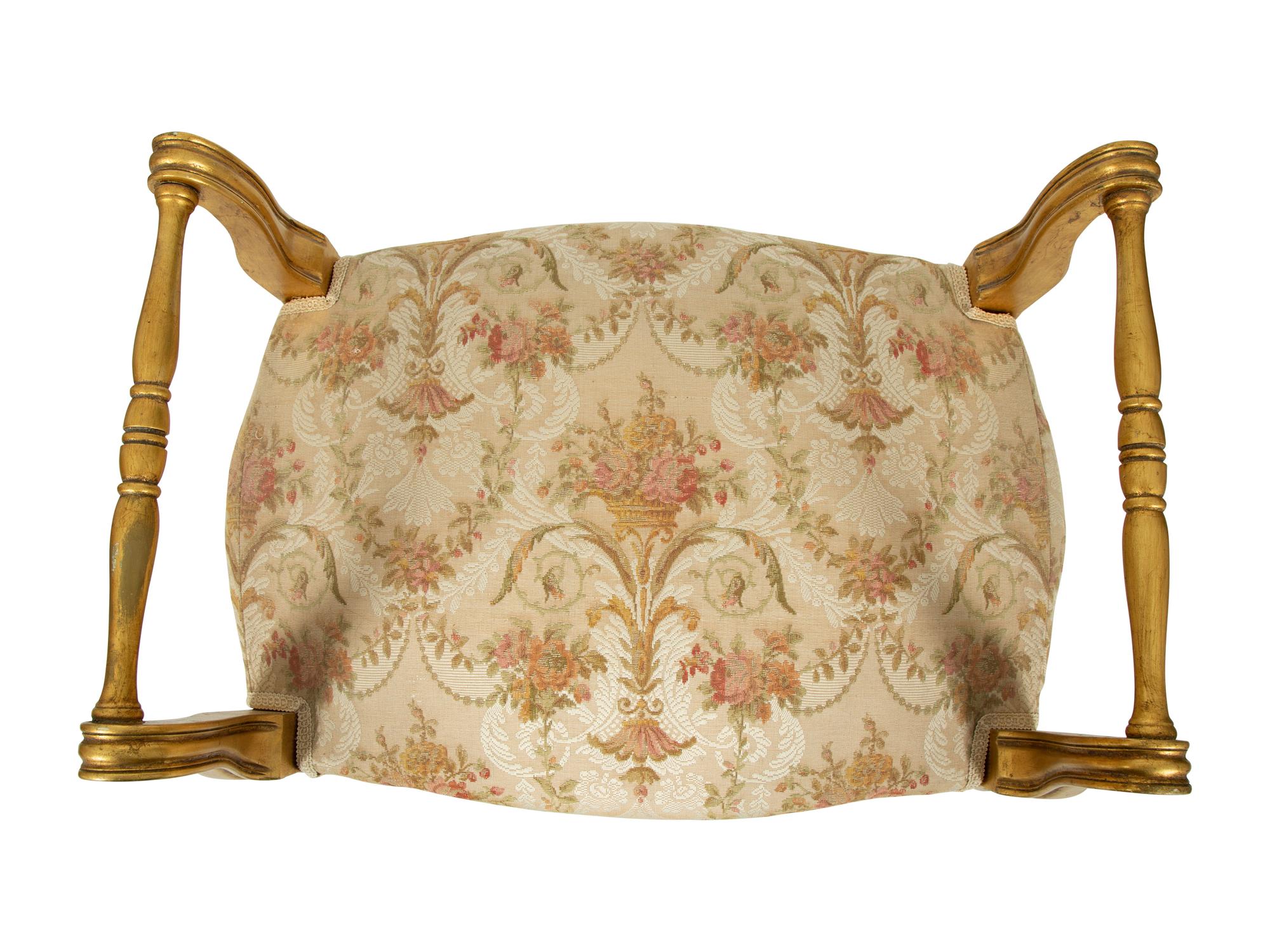 A Louis XV Style Giltwood Bench — 20TH CENTURY