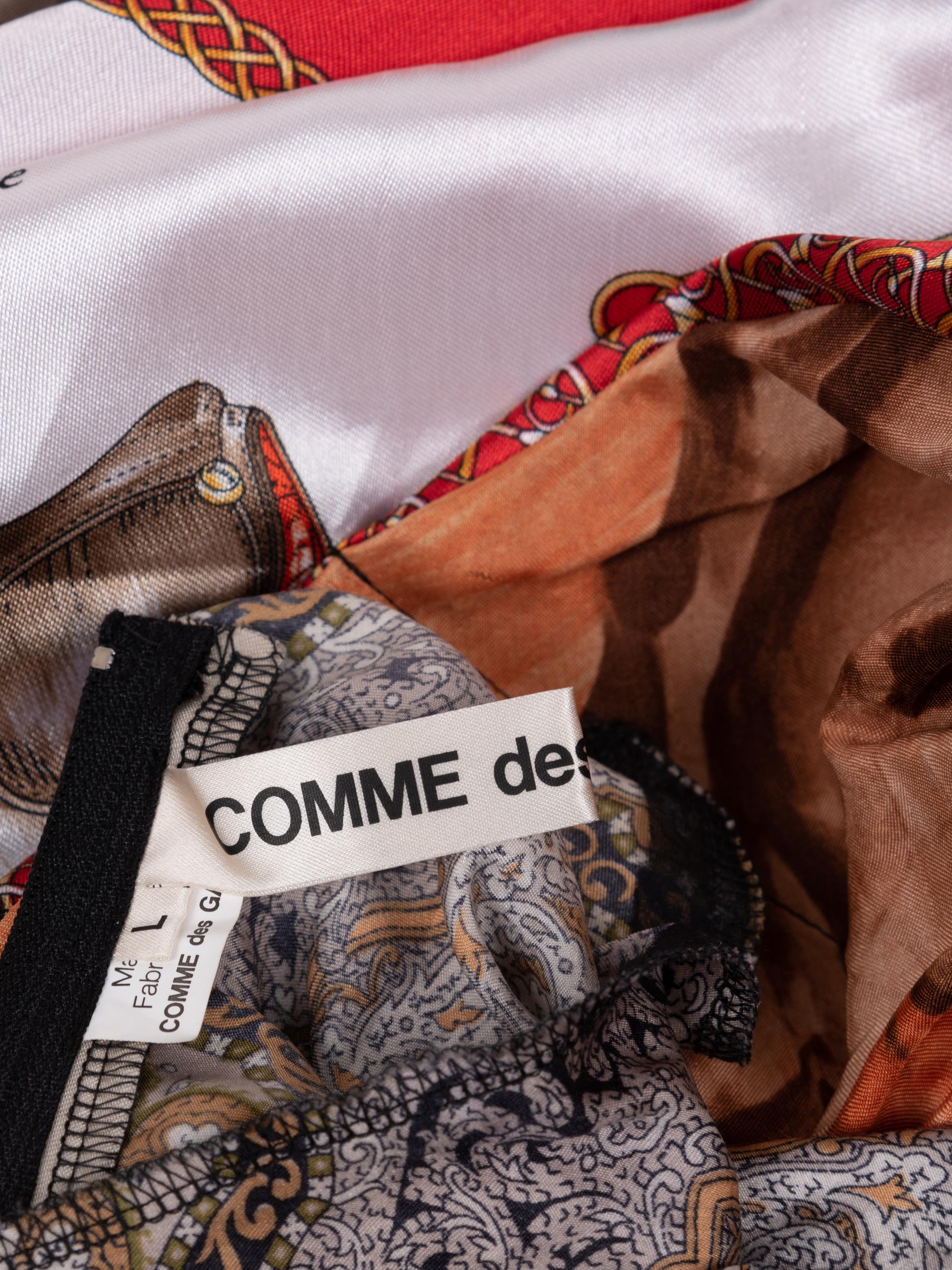 Comme des Garçons Scarf Patchwork Dress, 1990-2000s