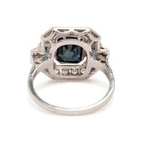 SAPPHIRE AND DIAMOND RING