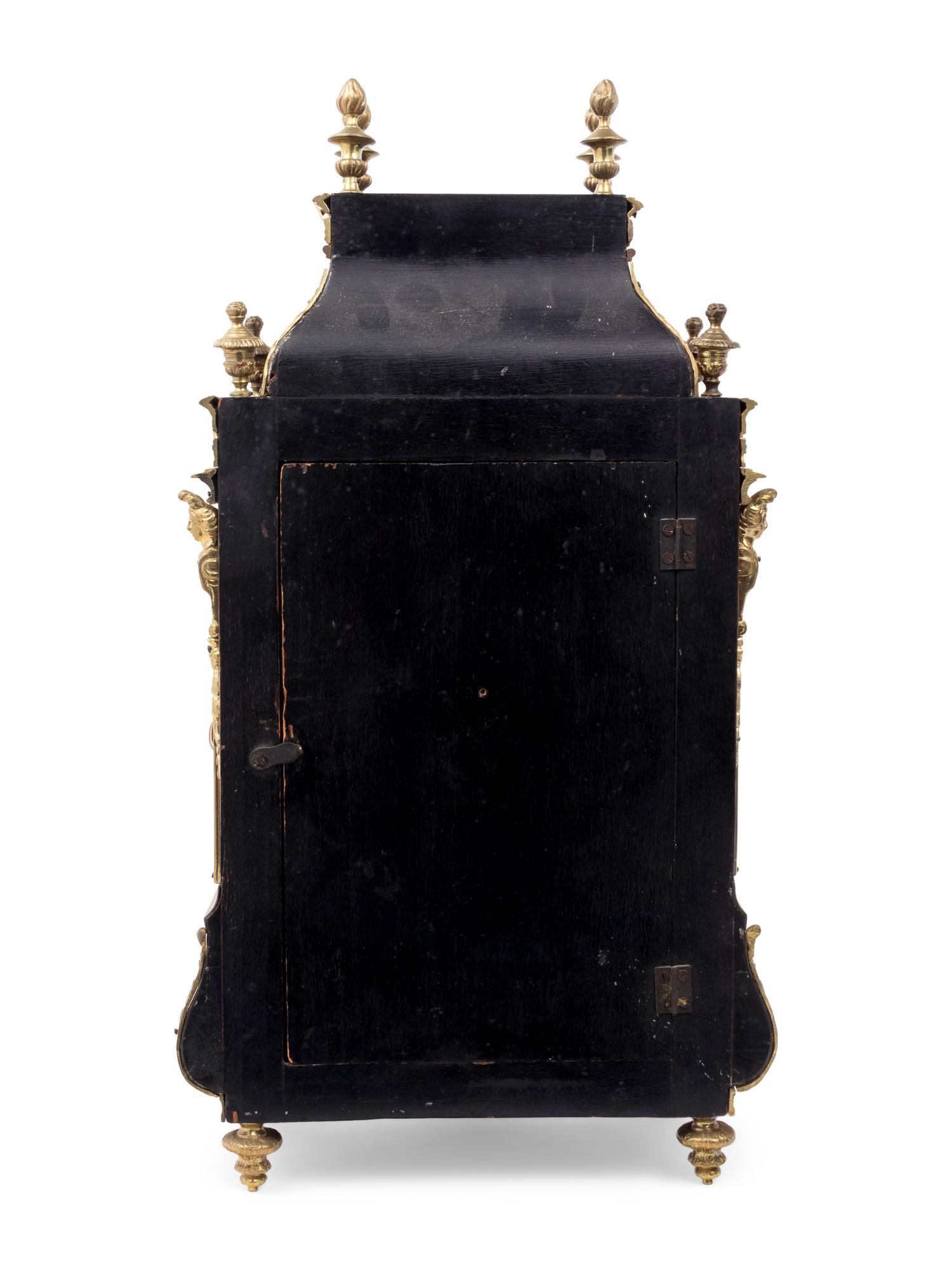 A Napoleon III Gilt Bronze Mounted Boulle Marquetry Bracket Clock