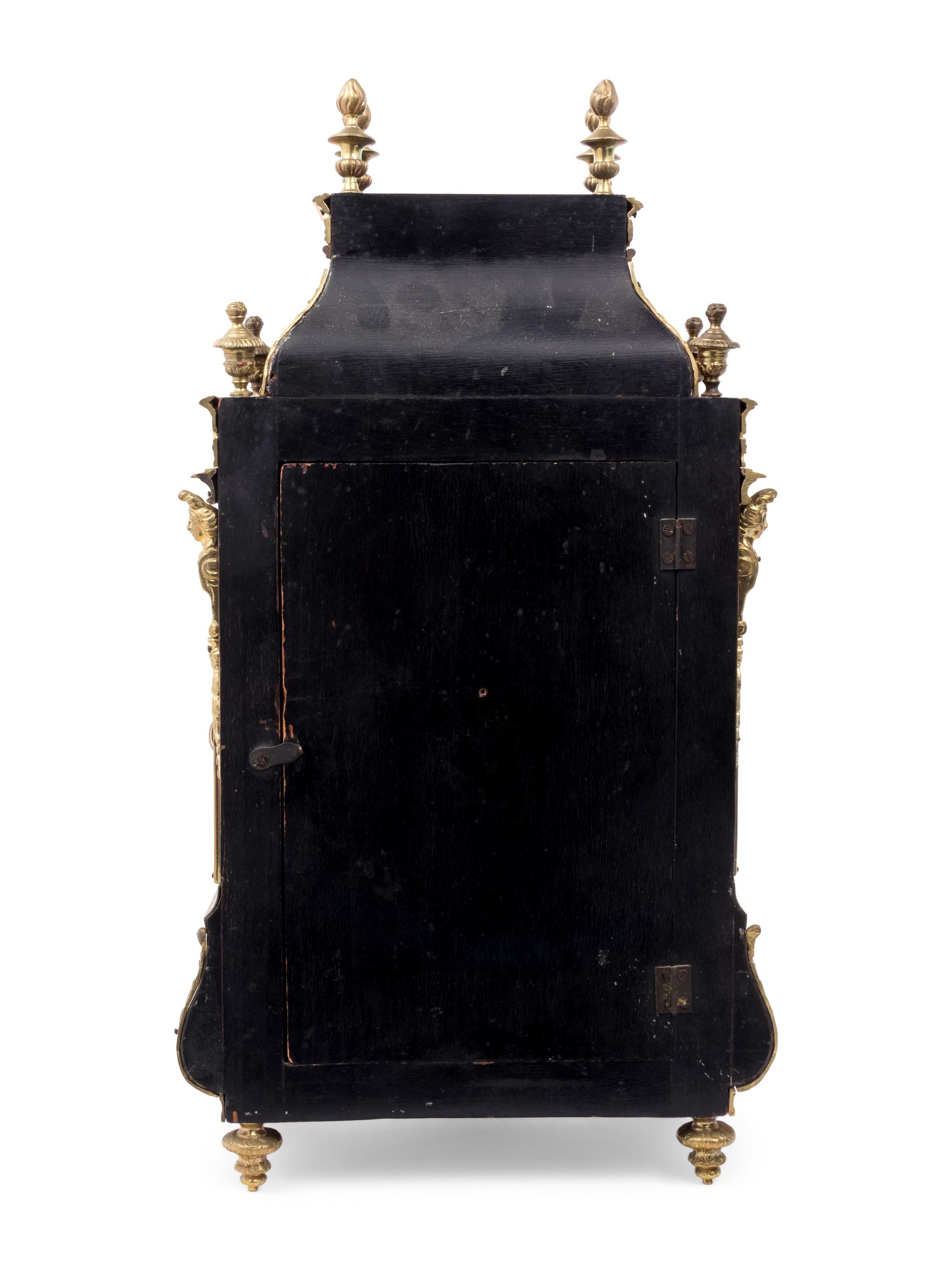 A Napoleon III Gilt Bronze Mounted Boulle Marquetry Bracket Clock