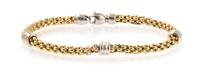 An 18 Karat White and Yellow Gold Bracelet, Kria, 11.20 dwts.